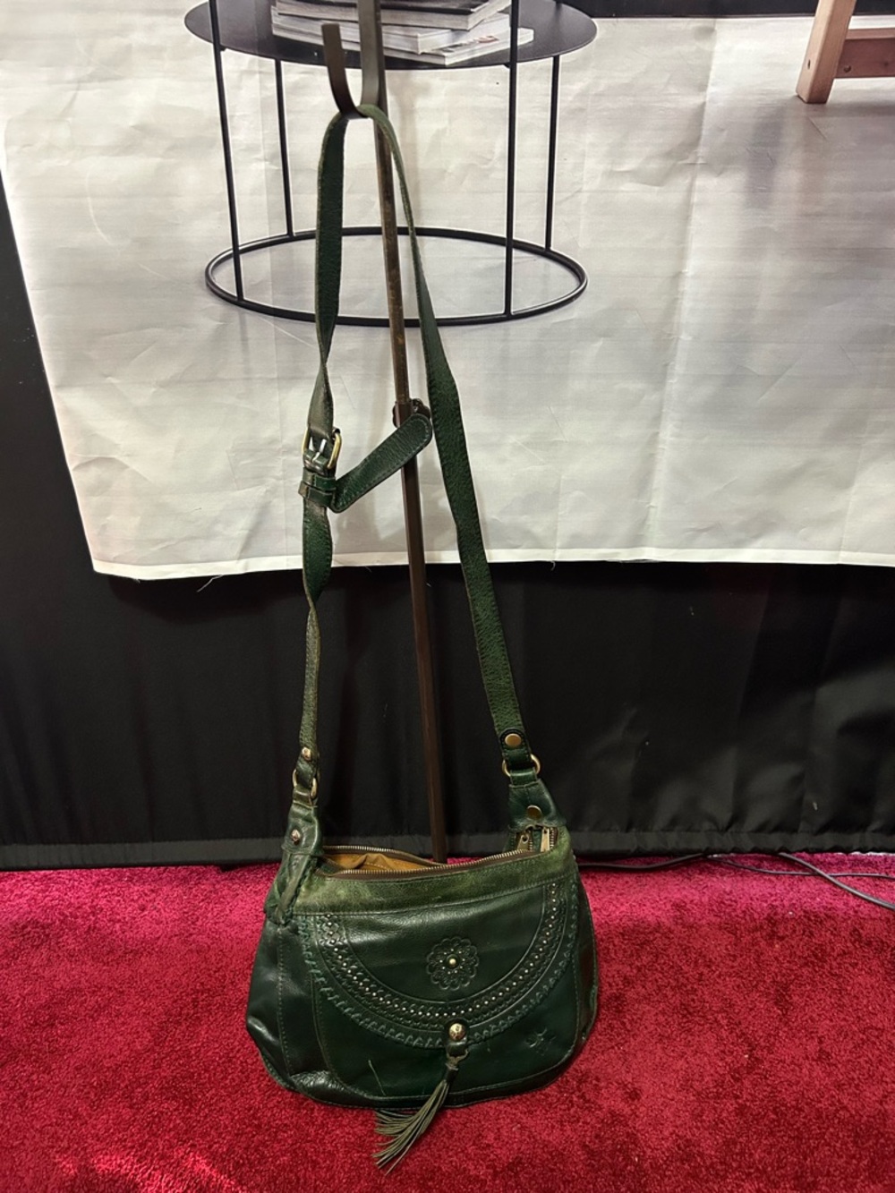 Patricia Nash winter green purse